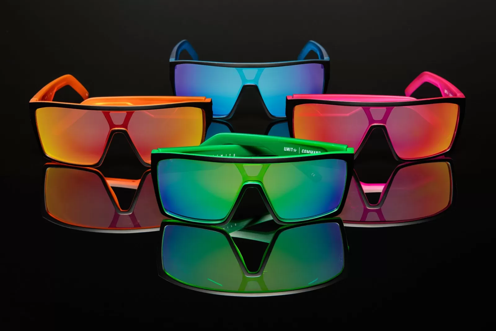 unit_command_sunglasses___matte_black_orange_polarised_4.webp Unit Clothing UNIT Command Sunglasses - Matte Black Orange Polarised MB ORANGE Best Sale