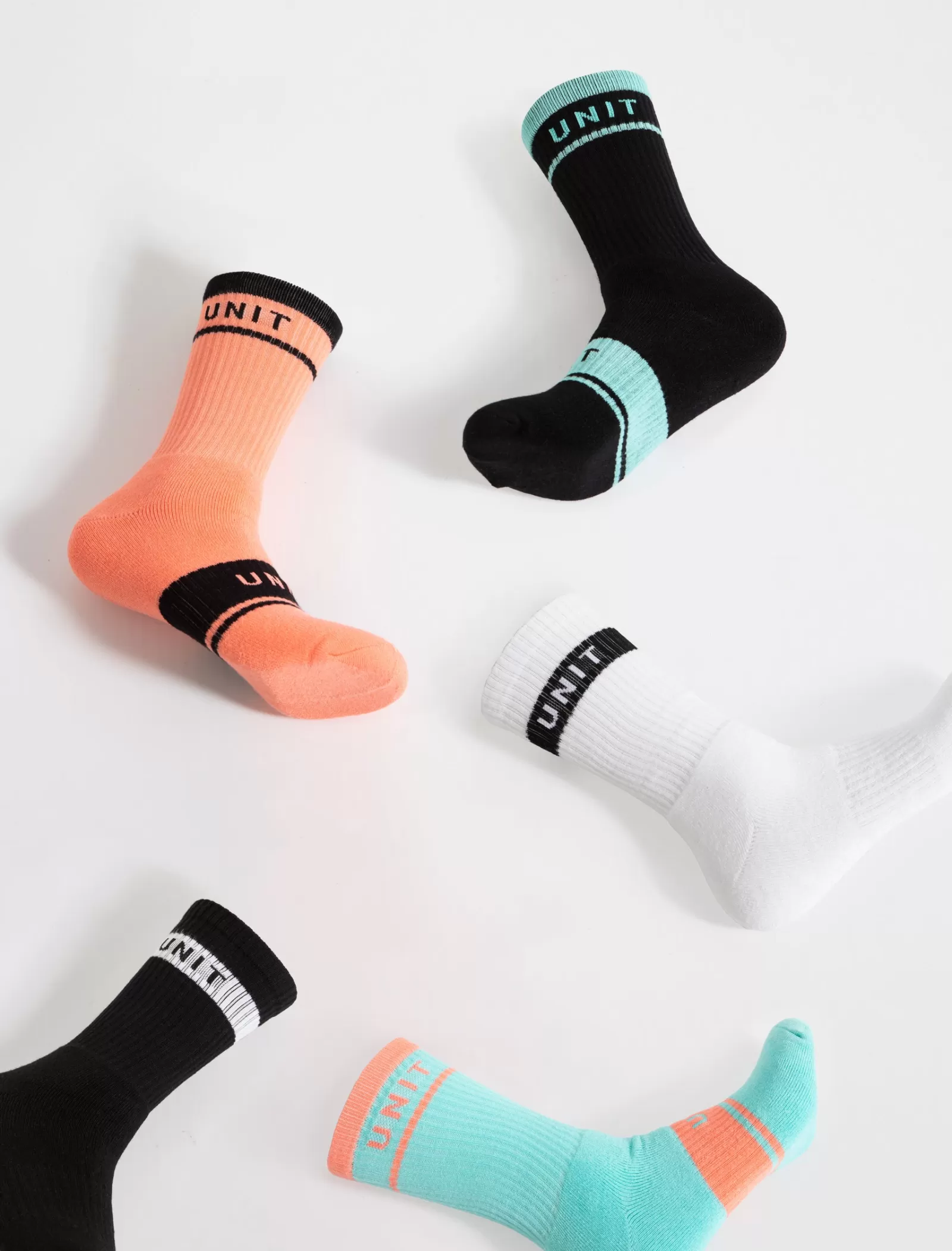 unit_equip_hi_lux_bamboo_socks___pack_5.webp Unit Clothing UNIT Equip Hi -Lux Bamboo Socks - 5 Pack MULTI Clearance
