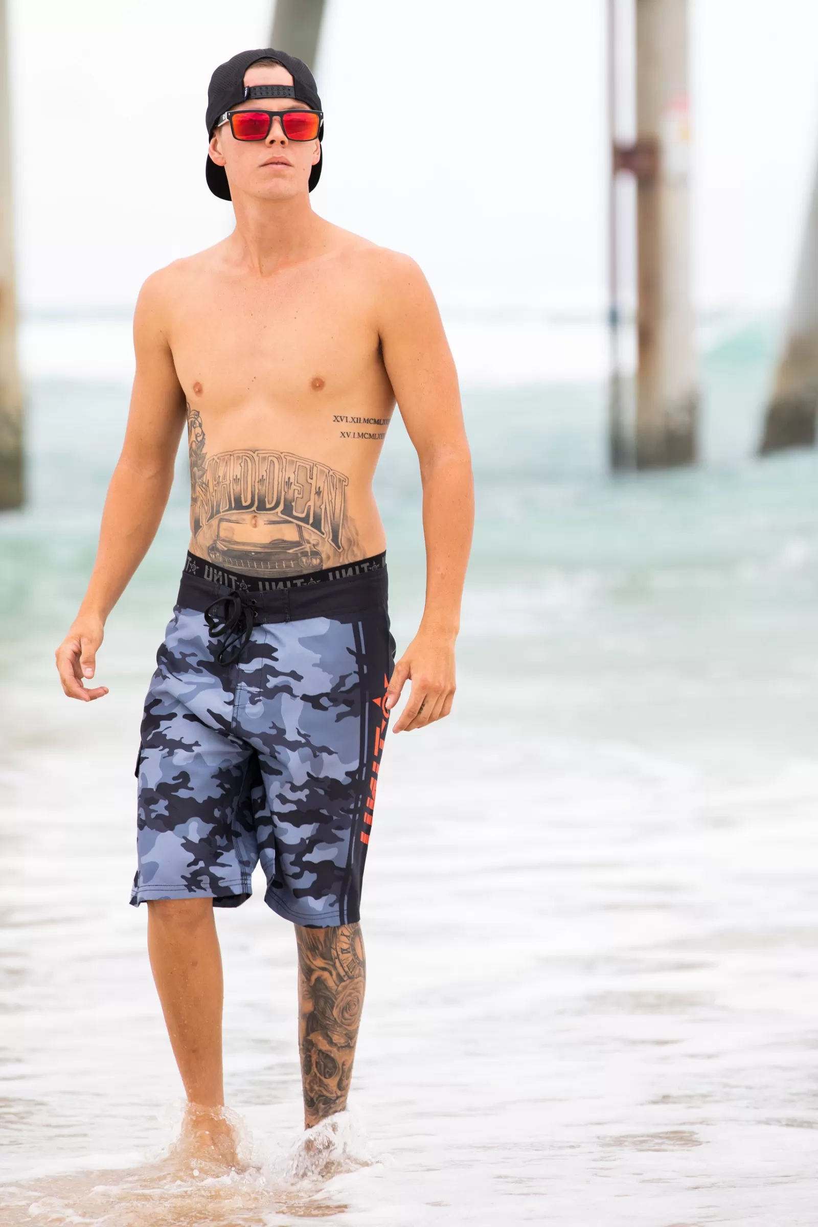 unit_primer_sunglasses__matte_black_white_polarised_4.webp Unit Clothing UNIT Primer Sunglasses - Matte Black White Polarised MB WHITE Best