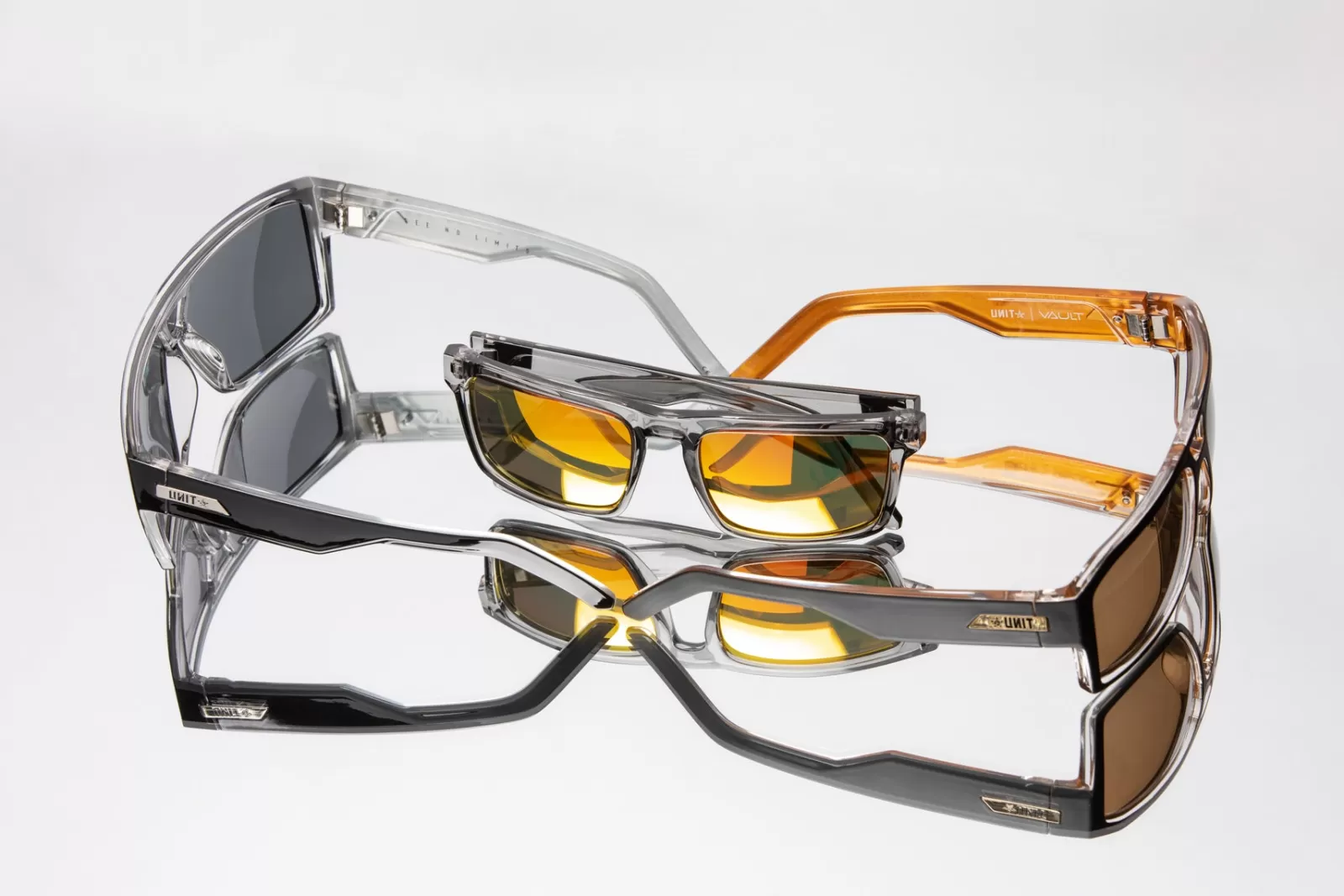 unit_sunglasses_vault__matte_black_gold_polarised_3.webp Unit Clothing UNIT Sunglasses Vault - Matte Black Gold Polarised MB GOLD Best Sale